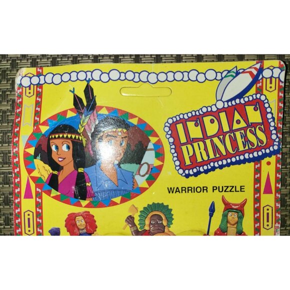 VINTAGE Indian Princess Warrior Puzzle By MTC, Inc ULTRA RARE! - Picture 3 of 6